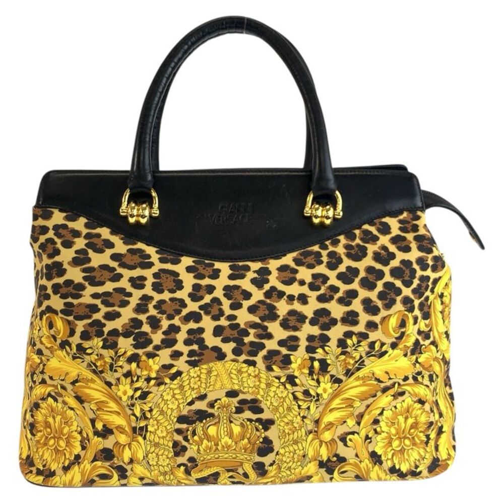 Versace Leopard Print Tote
